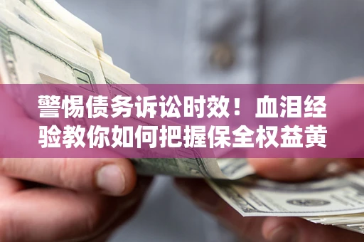 武汉警惕债务诉讼时效！血泪经验教你如何把握保全权益黄金期