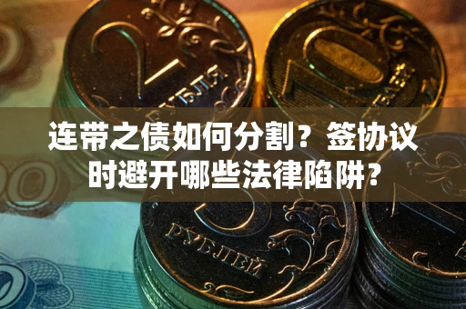 武汉连带之债如何分割？签协议时避开哪些法律陷阱？