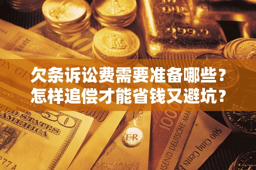 武汉欠条诉讼费需要准备哪些？怎样追偿才能省钱又避坑？