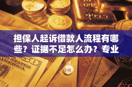 武汉担保人起诉借款人流程有哪些？证据不足怎么办？专业律师解答