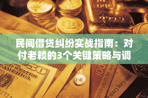 武汉民间借贷纠纷实战指南：对付老赖的3个关键策略与调解盲区解析