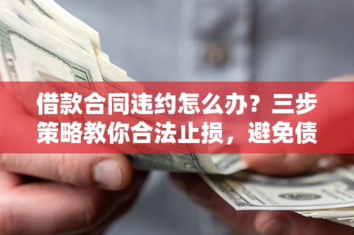 武汉借款合同违约怎么办？三步策略教你合法止损，避免债务危机升级
