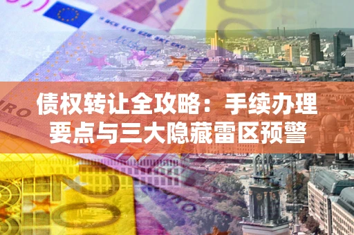 武汉债权转让全攻略：手续办理要点与三大隐藏雷区预警